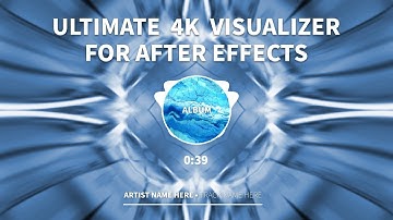 Audio Spectrum Visualizer Template #9 | After Effects | Reactive Music | Music Waveform | 4K | FREE