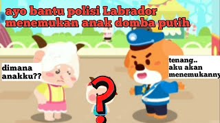 Pak Polisi Labrador Membantu Menemukan Anak Domba Yang Hilang | Bayi Panda|Kartun Anak | Babybus