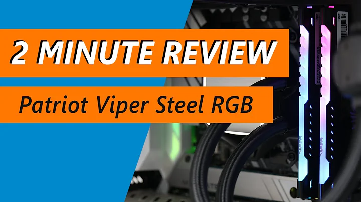 Does it overclock? Patriot Viper Steel RGB DDR4 3200 2x16GB Review