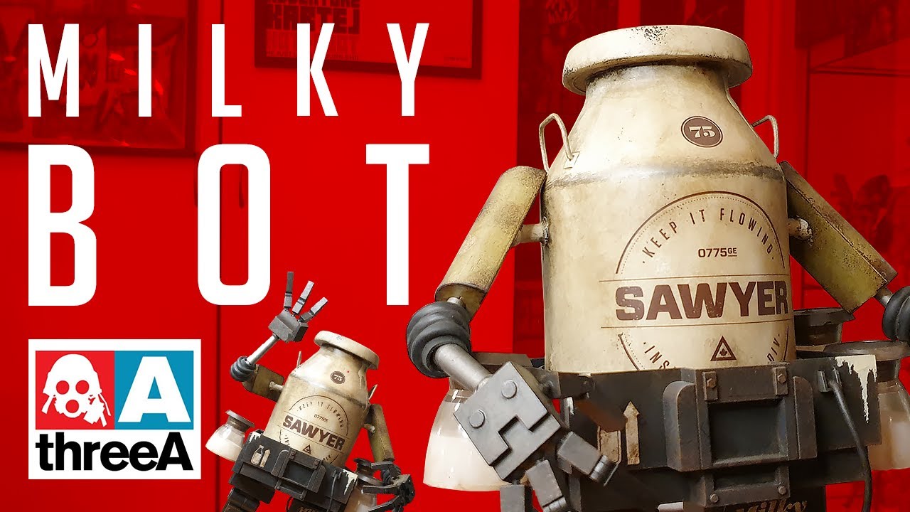 その他 threeA BEAVER INDUSTRIES Milky Bot Milky Bot by Crystal-Jade Vaughan (one sixth) toy release