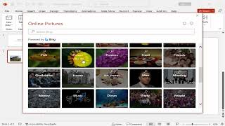 How to insert online pictures in PowerPoint 2010