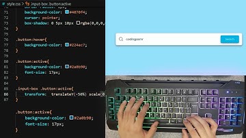ASMR Programming - Coding Awesome Search Box - HTML CSS Only - No Talking