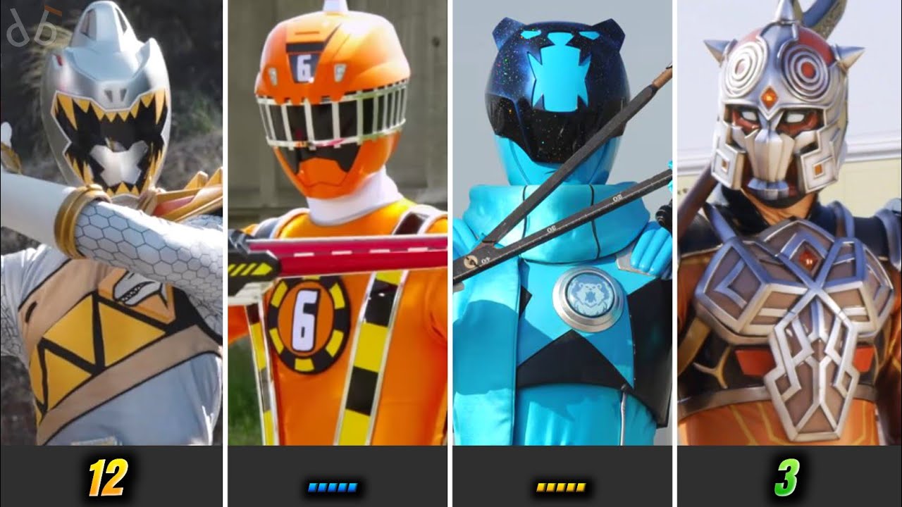 Race Ranger Colours The RAREST Ranger Colors Ranked - TOP 12 - YouTube