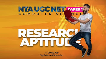 NTA UGC NET Paper 1 | Research aptitude | Computer Science