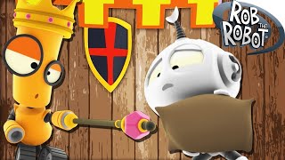 Learn Medieval History! Orbit's A King For a Day! 🗡️ | Rob The Robot | Preschool Learning
