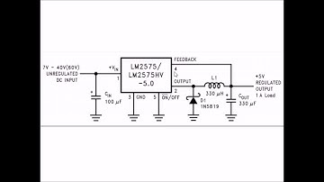 Using LM2575T Simple Switching Voltage Regulator