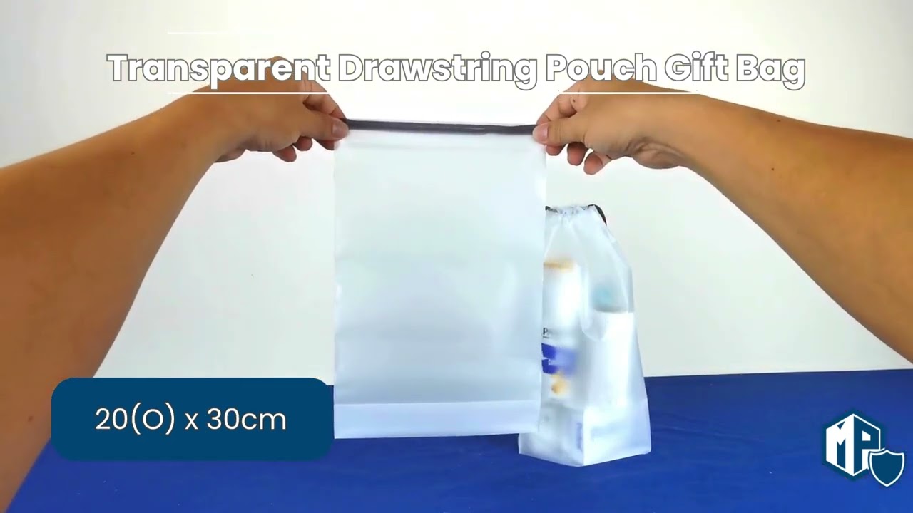Introduce Transparent Drawstring Pouch | Drawstring Bag