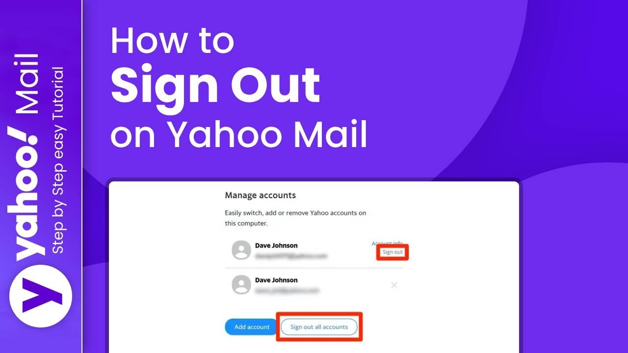 How to Sign Out on Yahoo Mail 2024: Yahoo Mail Tips - YouTube
