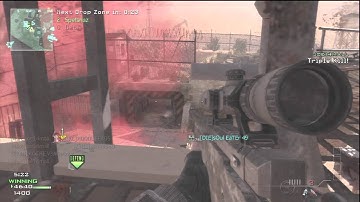 MW3 L118A Sniping Streak + Fail Semtex (Drop Zone Gameplay
