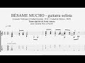 Besame Mucho - guitarra solista - Tablatura por Jesús Amaya...