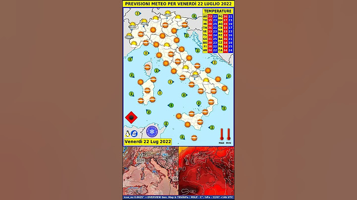 METEO #SHORTS – Forte Caldo ed Afa Opprimente – VEN 22 LUG