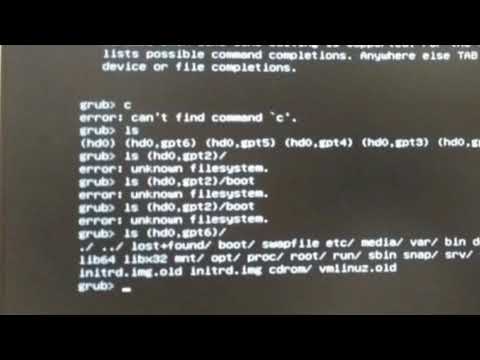 HOW TO FIX ERROR GRUB ON LINUX SUCCESS√