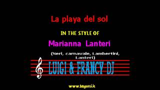 Marianna Lanteri - La playa del sol "Sincro (L&F) Karaoke"