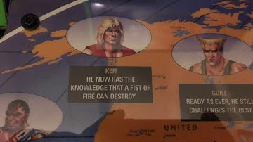 Super Street Fighter 2 Arcade control Panel Overlay Dedicated Big Blue