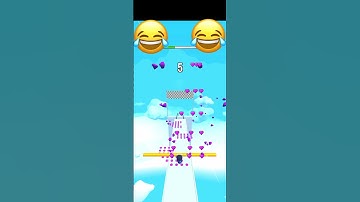 Roof Rails Game #shorts #trending #viral #gameplay #running #rails #walkthrough
