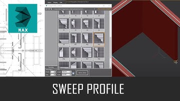 [3Ds Max] Hướng dẫn sử dụng Plugin Sweep Profile tạo phào chỉ.
