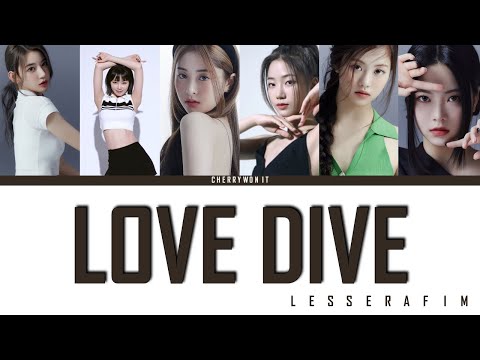 How would LE SSERAFIM sing 'LOVE DIVE' of IVE | COLOR CODED + LYRICS