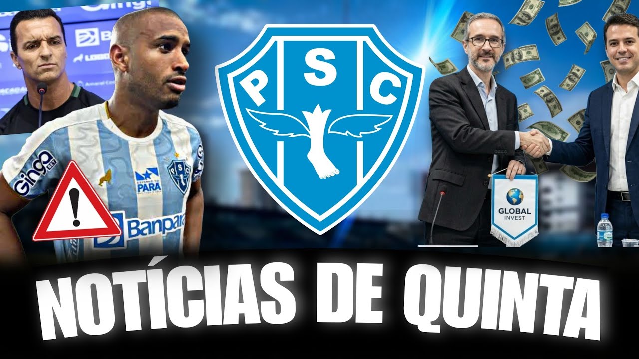 NOVO PATROCÍNIO MILIONÁRIO!! POLÊMICA EDÍLSON E JÚNIOR ROCHA!! NOTÍCIAS DO PAYSANDU 