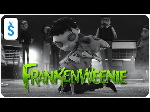 Frankenweenie (2012) | Scene: Sparky rescues Victor | Persephone comes to Sparky