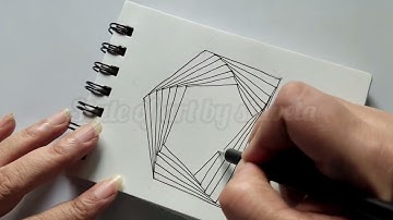 Zentangle pattern basic for beginners ♥️ zentangle step by step ❤️ zentangle art #art #zentangleart