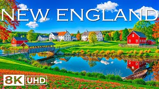 Wonders of New England | Discover Autumn Foliage and Scenic Coastlines | Travel Video 8K