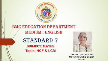 Standard 7 Maths HCF & LCM