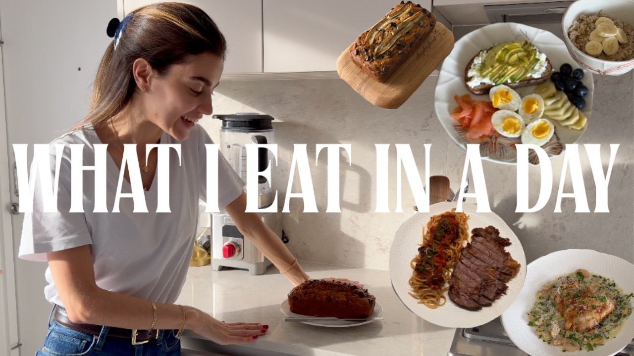 WHAT I EAT IN A DAY | a very realistic day of intuitive eating to ACTUALLY feel my best