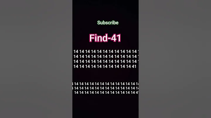 find a number of 41 #quiz #challenge #puzzle #memes #find #puzzlechallenge