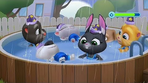 My Talking Tom Friends (by outfit7) Gameplay Walkthrough Part 3 (pajamas) PRINCE AKG GAMEPLAY