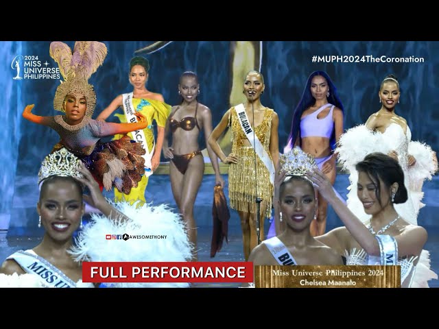 BULACAN, CHELSEA MANALO FULL PERFORMANCE at Miss Universe Philippines 2024 class=