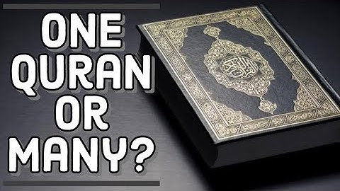 Are there different versions of the Quran? | Shaykh answers