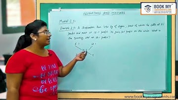 3  ALLIGATIONS AND MIXTURES MODEL 1 EXAMPLE 2 SIMPLE MIXTURES