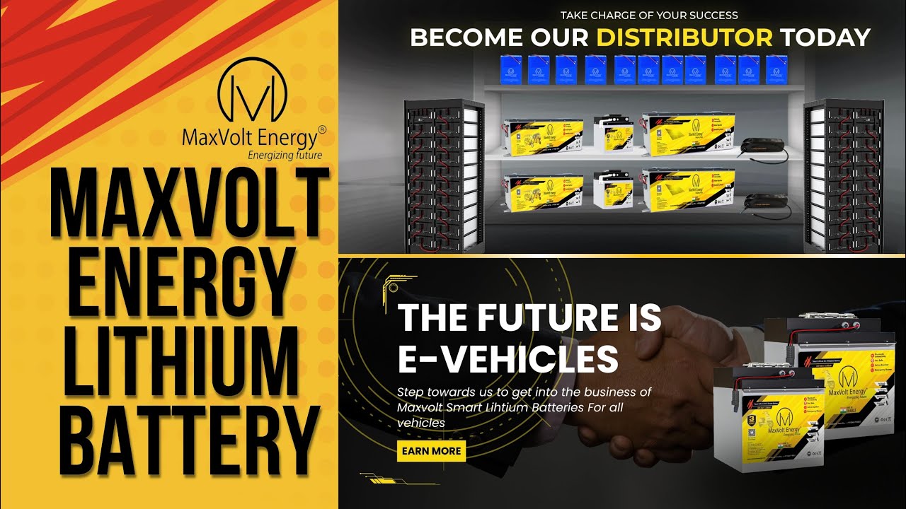 Maxvolt Energy: E Scooter Bike Lithium Battery