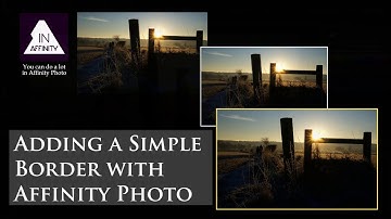 Adding a Simple Border with Affinity Photo