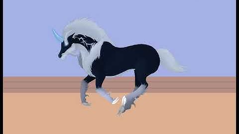 Black Unicorn Gallop Cycle