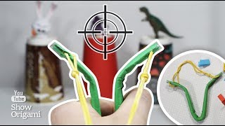 КАК СДЕЛАТЬ РОГАТКУ 💥 из бумаги - Простой способ сделать игрушечное оружие КАК СДЕЛАТЬ РОГАТКУ 💥 из бумаги - Простой способ сделать игрушечное оружие