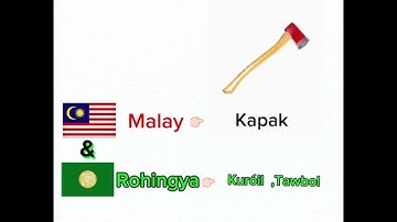 Malay to Rohingya language learning center, subscribe my YouTube channel,