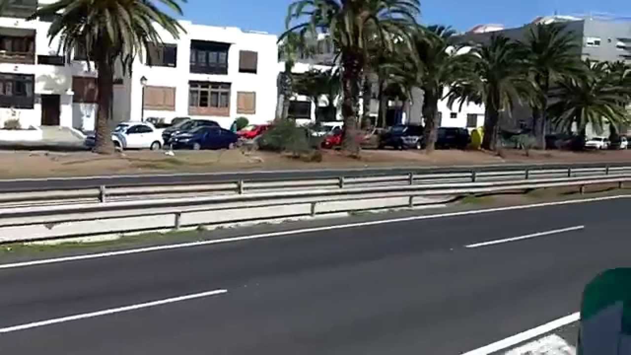 Lanzarote by bus Airport to Arrecife YouTube Lanzarote by bus Airport to Arrecife YouTube