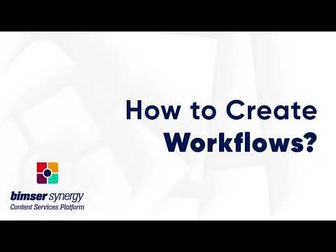 Bimser Synergy - Content Services Platform - How to create Workflow?