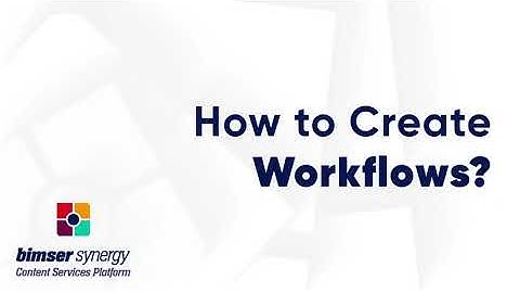 Bimser Synergy LowCode Platform - How to create Workflow?