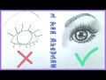 How to draw a realistic EYE | One pen Challenge | Auge malen Tipps für Anfänger || Foxy Draws