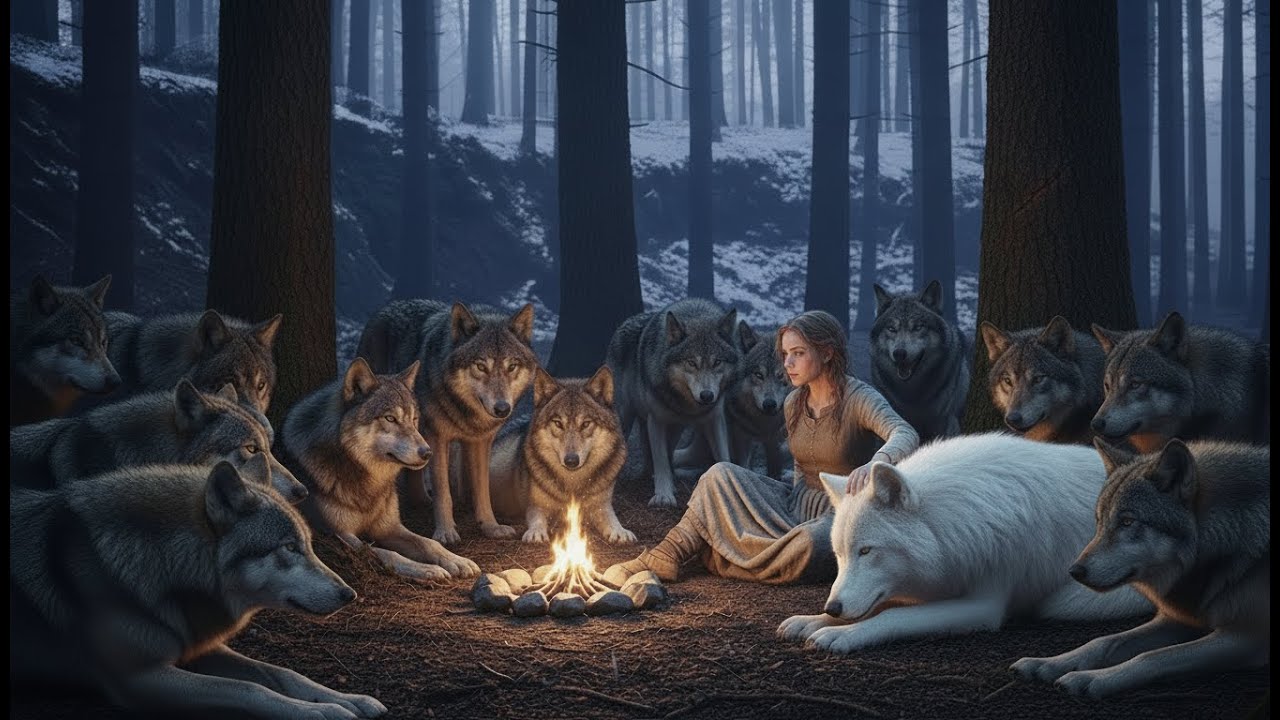 They Cast Out the Omega, That Night, twenty wolves Gathered Around Her Fire