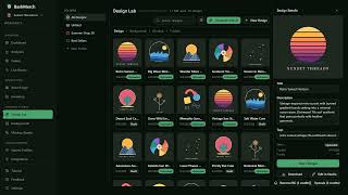 BashMerch Tutorial: Design Lab — Library, Folders and AI Generation
