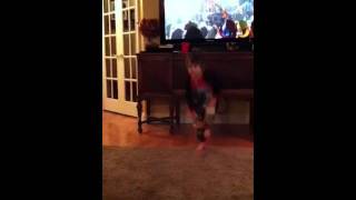 Young Dylan Monz getting down
