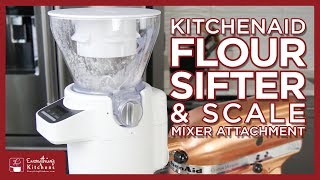 KitchenAid KSMSFTA Sifter + Scale Attachment, 4 Cup, White