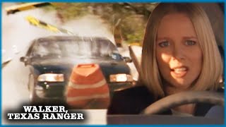 Car Chase And Takedown | Walker, Texas Ranger