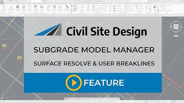 Subgrade Model Manager | Surface Resolve & User Breaklines