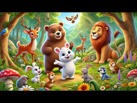 CÁC CON VẬT TRONG RỪNG | Cùng bé khám phá các động vật trong rừng | Sư ...