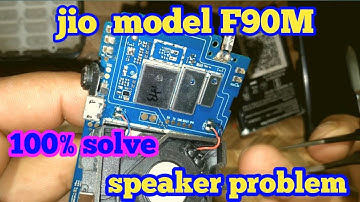 #JIO F90M MODEL SPEAKER NOT WORKING  100% FREE SOLUTION