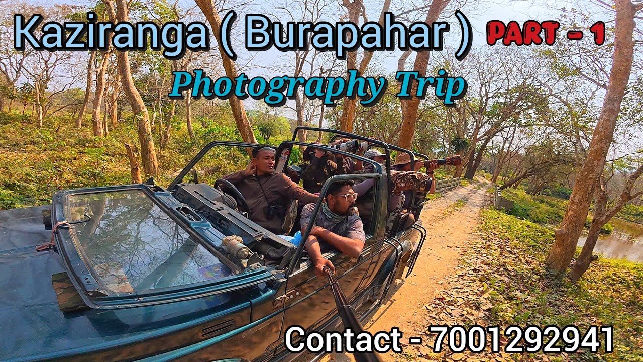 Kaziranga ( Burapahar ) Part 1 || গভীর জঙ্গলে ছবি তোলার অভিজ্ঞতা || মার্চ ৯ ||